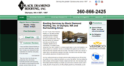 Desktop Screenshot of blackdiamondroofing.com